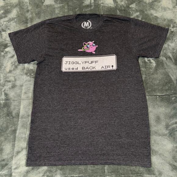 TeePublic Jigglypuff Pokemon Funny Graphic T-Shirt Adult Size Medium Novelty Tee - Picture 2 of 6